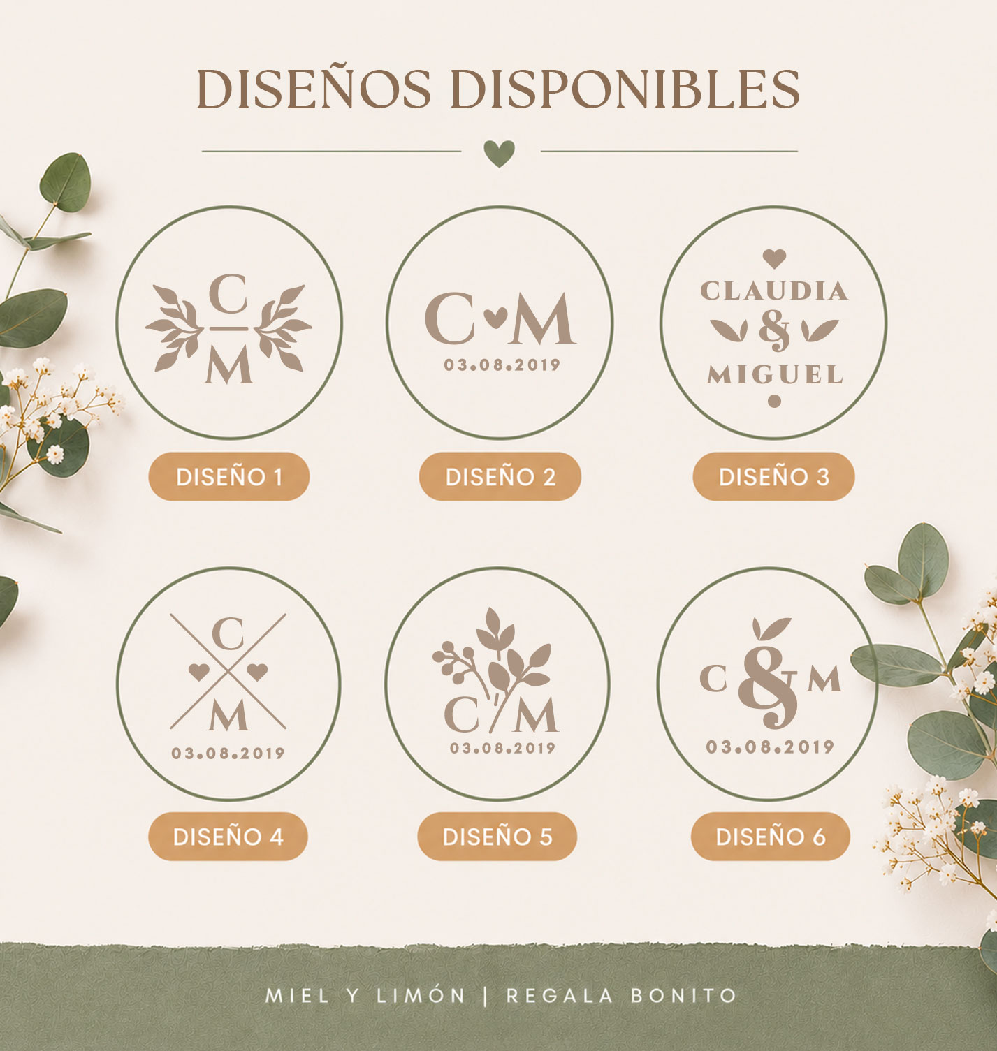 Vela personalizada en caja metálica | Bodas - Imagen 2